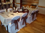 Chair Cover Hire Chocolate Sash